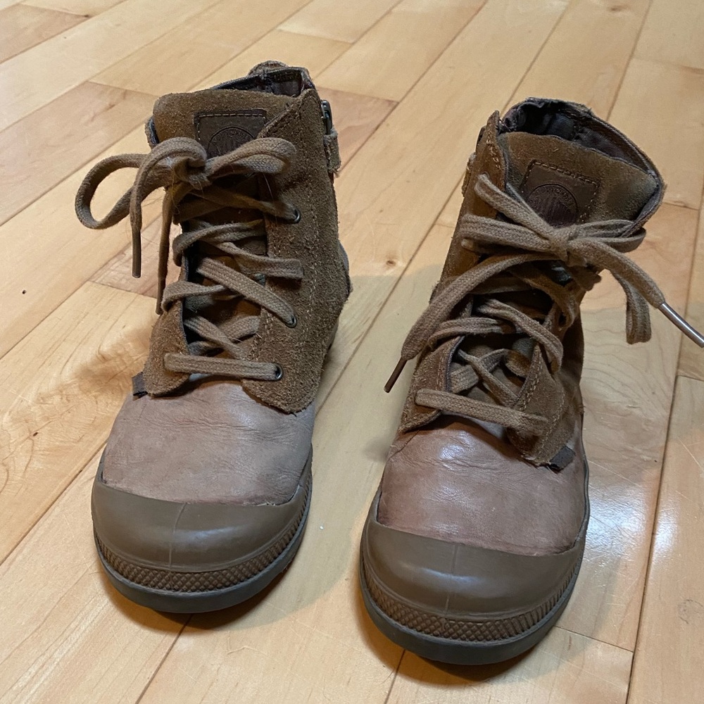 Palladium Leather Boots Hiking Waterproof Size 3